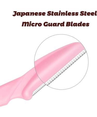 4 Pcs Eyebrow Razors - Facial Hair Remover & Shaper for Women and Men - Buy Online on GoSupps.com