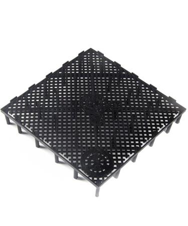 Movoja 8 pieces - aquarium floor mat floor filter plate - easy click system - cutting - floor filter lower gravel filter filter panels floor filter shingles black 15 cm air undergrown