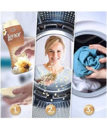 Lenor Fabric Conditioner Gold Orchid 1Pk 48Washes 1680ml + Lenor in-Wash Scent Booster Beads Gold Orchid 2Pk 2 x 176gr + Our Gift for You: Organza Bag Size 9x7x0.1cm - Buy Online on GoSupps.com
