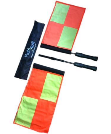 RefStuff Soccer Referee PRO Flags - High-Quality Assistant Linesman Flags (Pair) - Buy Online on GoSupps.com
