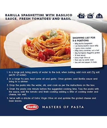 Barilla Basilico Pasta and Pizza Sauce 400g Italy Non - GMO Project Verified Vegan Gluten free No added Colour or Presevatives Pasta Pizza 400 g (Pack of 1) - Buy Online on GoSupps.com