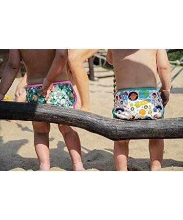 Petit Lulu Size 2 Powy Overpants (5-16 kg) | Washable Waterproof Baby Diaper Pants | Pint Buttons | One Size Fleet Diapers | Made in EU (Wild Strawberries) - Buy Online on GoSupps.com