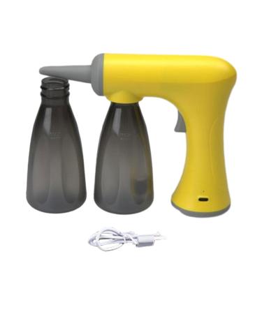 Esquirla Electric Bubble Device Hairdressing Styling Tool Hair Steamer Professional with 2 Bottles Salon Accesory for Hair Perming Yellow