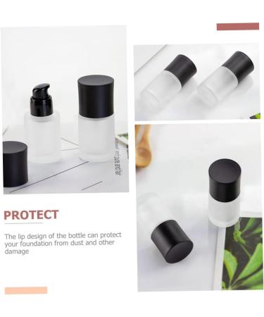 4 Pcs Liquid Foundation Press Bottle Empty Bottle Travel Filling As Shownx2pcs 8.5x3.9cmx2pcs - Buy Online on GoSupps.com