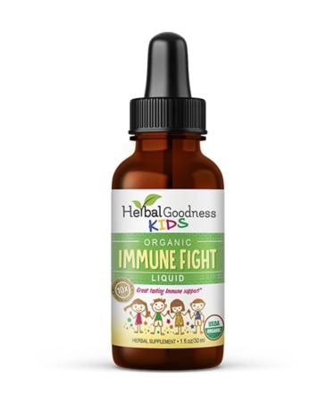 Kids Immune Support Liquid Extract -Turmeric with Ashwagandha and Papaya Leaf for Kids & Toddler Vitamins - Liquid Kids Supplements -Organic Kids Immune Support -1oz Drops - Herbal Goodness