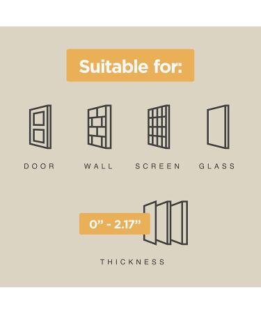 Hakuna Pets Super Tough 2-Way Locking Pet Door for Screens, Doors, Walls, Glass - Large White - Buy Online on GoSupps.com