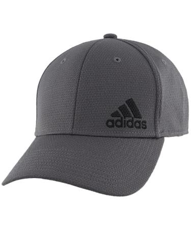 adidas Men's Release 2 Structured Stretch Fit Cap Large-X-Large Onix/Black