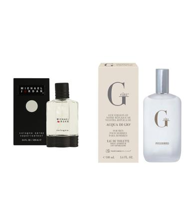 Michael Jordan for Men 3.4 Fluid Ounce & PB ParfumsBelcam G Eau Our Version of Acqua Di Gio Eau de Toilette Spray 3.4 Fl Oz