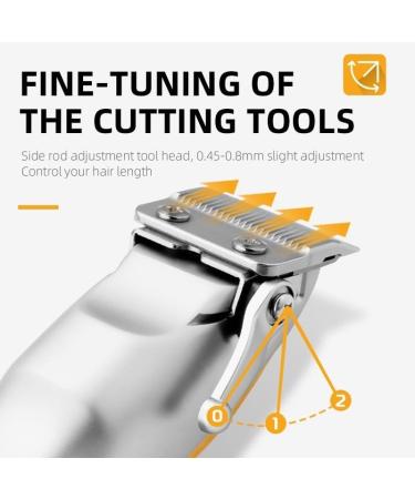 Professional Hair Clippers for Men - LCD Display Cordless Trimmer & Baldheaded T Blade Haircut - Buy Online on GoSupps.com