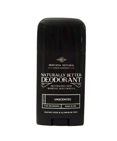 MNSC Unscented Naturally Better Deodorant - Magnesium and Activated Charcoal - Sensitive Skin Formula Aluminum-Free Baking Soda-Free All-Natural Plant-Derived Made in USA - Buy Online on GoSupps.com