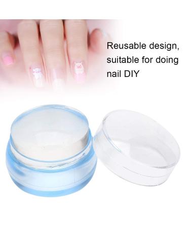 Stamper Seal Silicone Head Transfer Tool for Nail Art - Transparent Cap Stamping Tool for Perfect Manicures | Shop Internationally - Buy Online on GoSupps.com