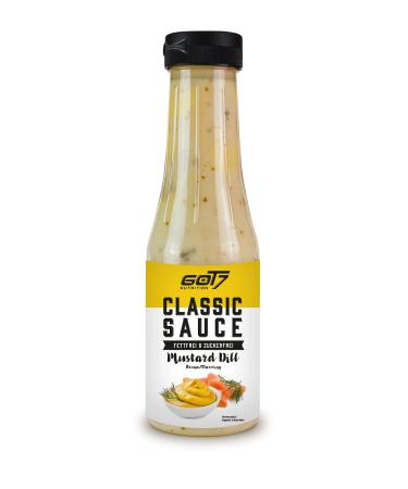 Got7 CLASSIC SAUCE - Sauce Calorie-free salad grill and seasoning sauce - Perfect for losing weight (Mustard Dill 350ml) Mustard Dill 350ml
