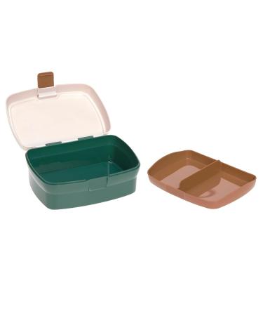 Shop Little Gang Milky Ocean Green Casual Bread Box & Drinking Bottle Set - Perfect Lunch Set (460ml) | International Shipping Available - Buy Online on GoSupps.com