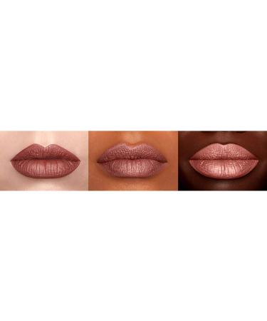 NYX Liquid Suede Metallic Matte Lipstick - Mauve Mist (Warm Rose Nude) 0.13 Fl Oz - Buy Online on GoSupps.com