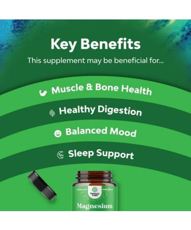 IKJ Pure Magnesium Oxide/Magnesium Citrate Capsules 60ct - Natural Mineral Supplement - Buy Online on GoSupps.com