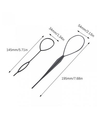 Hair Cock Twister Tool Set - DIY Hair Styling Accessories for Braids Ponytails & French Braids | 10 Pairs of Hair Pull Pins - Buy Online on GoSupps.com