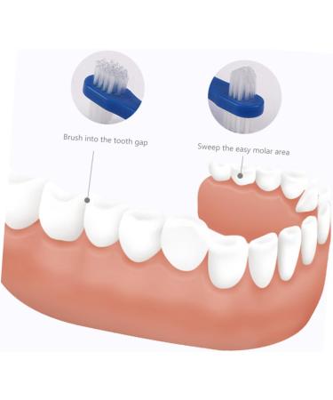 Minkissy 12-Stk Dual-Sided Toothbrush for Dentures & Prosthesis Care | Optimal Cleaning Tool for Adults - Buy Online on GoSupps.com