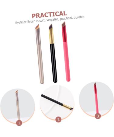 Set of 6 make-up eyebrow brush pink suit brush for make-up eyebrow brush eyeshadow blending brush eye make-up brush blending eyeliner brush eyebrow brush 3D - Buy Online on GoSupps.com