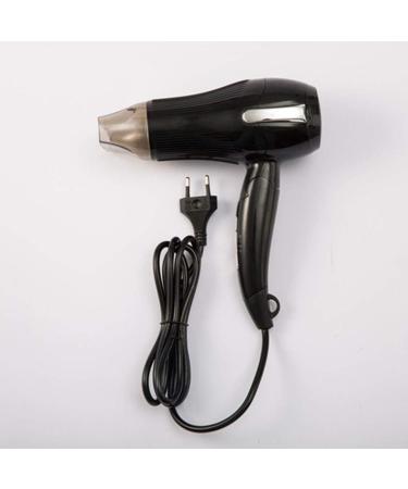 Professional Hair Dryer 1000W Ionic Hair Dryer Foldable Compact Hair Dryer Portable Travel Quick Dry Lightweight Hair Dryer (Black) - Buy Online on GoSupps.com