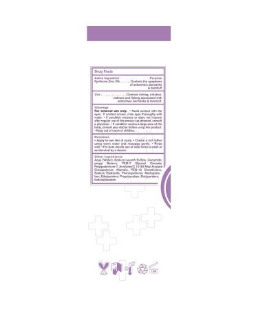 DERMAdoctor Tranquility Cleanser - 2% Pyrithione Face & Body Wash for Dry Itchy Skin Dandruff Relief - 7.10 oz - Buy Online on GoSupps.com
