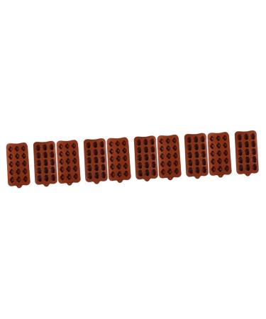 Zerodeko 10 Pcs Chocolate Mold Ice Cube Moulds Fondant Molds Thins Candy Chocolate Easter Egg Candy Mold Silicone Baking Molds Ice Cube Trays Chocolate Baking Mold Lollipop Ice Cubes