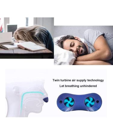 Automatic Snore Stopper Double Turbo Anti Snoring Nasal Nose Device - Blue 3 - Buy Online on GoSupps.com