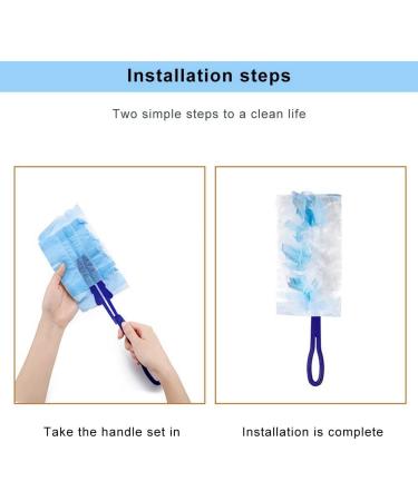 Kecung Duster Kit 1 Duster + 10 Refills for Home Maintenance Dust Duster Easy to Use - Buy Online on GoSupps.com