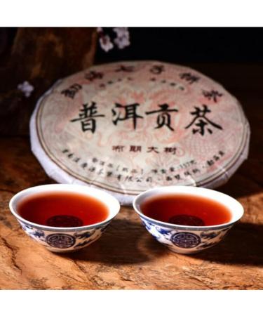 Yunnan Pu-Erh Th noir Bienfaits pour la sant Pu'er Th Cuit G teau Hommage Th 357g - Buy Online on GoSupps.com
