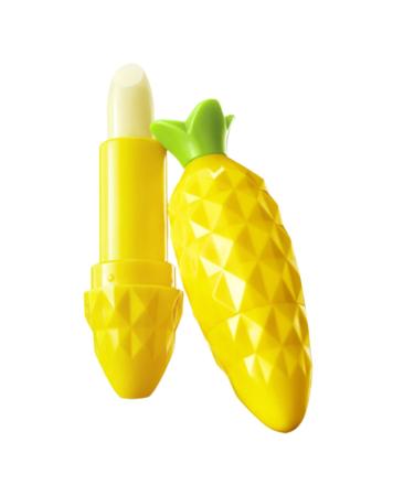iiniim Nourishing Pineapple Lip Balm: Natural Moisture from Fruit Extract Long-Lasting Daily Care for Lips Yellow One Size One Size Yellow