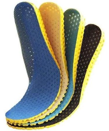 PULABO Shoe Pads - Silicone Sports Insoles for Men and Women - Breathable and Sweat Absorbent (Blue) - Buy Online on GoSupps.com