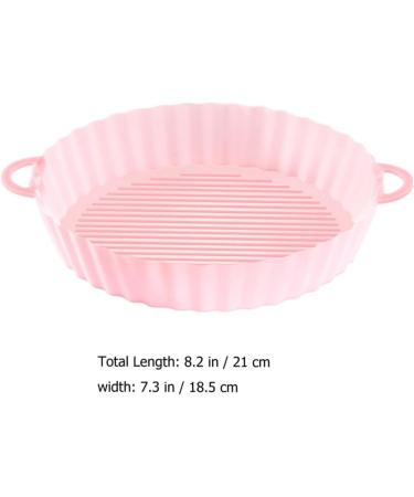 Zerodeko 3pcs Air Fryer Pad Oven Air Fryers Airfryer Portable Deep Fryer Baking Pan Household Consumables Pinkx3pcs 21X18.5X4CMx3pcs - Buy Online on GoSupps.com