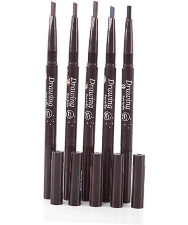 Mipcase 2 1 Black Eyebrow Pencil Eyebrow Brush Eyebrow Pencil Brush Makeup Filler 3d Automatic 1 count (Pack of 1) As Shown - Buy Online on GoSupps.com