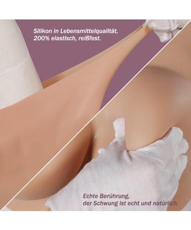 Realistic Minaky Silicone Breasts for Crossdressers & Cosplay | C Cup Ivory Breast Shapes & Prosthetics - Buy Online on GoSupps.com