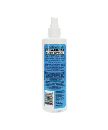 Pro Silk Salon Soft Hold Hair Spray 12 fl oz with Argan and Coconut Oils - Buy Online on GoSupps.com