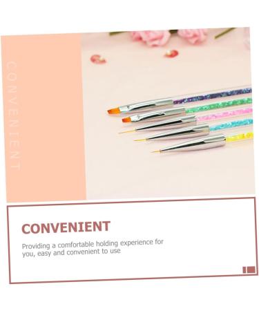 Healeved 4 Sets Nail Pen Nails Gel Nail Gel Dotting Supply Nail Painting Tools Nail Accessory Manicure Tools Professional Nail Supply Nail Art Supply Nail Art Tool Function Pen Carved Abs - Buy Online on GoSupps.com