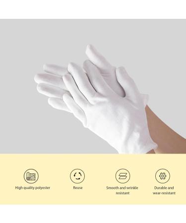 Nogsay White Cotton Eczema Gloves for Kids - 24 Pairs, Moisturizing & Washable for Dry Hands - Comfortable Overnight Relief for Small Hands & Children 10 - Buy Online on GoSupps.com
