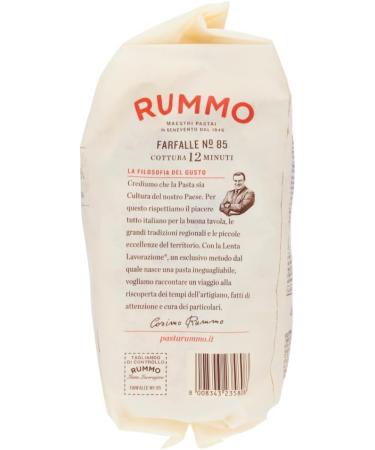  Italian Gourmet E.R. Rummo Farfalle No. 85 Pack of 4 Italian durum wheat semolina pasta 1 kg + Italian Gourmet Polpa di Pomodoro 400 g can - Buy Online on GoSupps.com