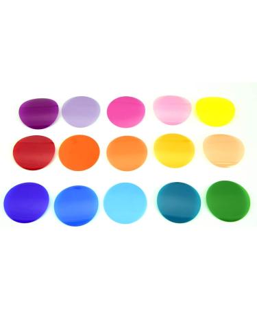 Godox AK-R16 Diffuser Plate with Color Effect Gel Set for V1 Speedlite - 15 Color 30 Pieces - Buy Online on GoSupps.com
