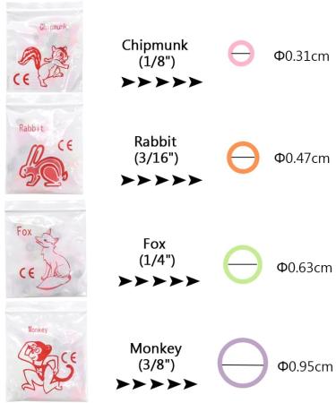 Angzhili 1000 Orthodontic Rubber Bands - Latex-Free Multicolored Elastic Ligaments (0.6 cm) for International Shipping - Buy Online on GoSupps.com