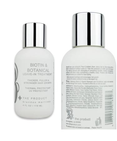 Biotin Hair Growth Treatment & Thermal Protectant Serum - High Potency Anti Hair Loss Styling Serum for Dry & Damaged Hair - UV Protectant - 4oz - Buy Online on GoSupps.com
