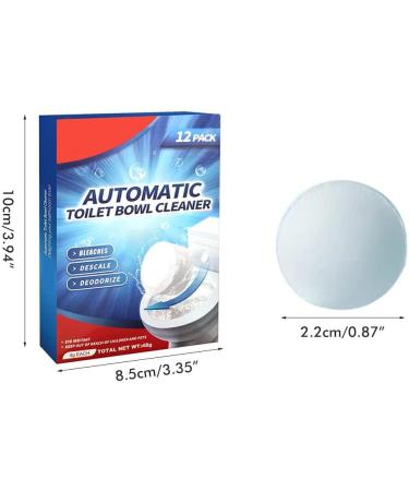 12Pcs Toilet Bowl Cleaner Tablets Toilet Tablets with Bleach for Bathroom Toilet Tank Automatic Toilet Bowl Cleaners Toilet Tank Cleaners Household Toilet Cleaners (12Pcs) - Buy Online on GoSupps.com