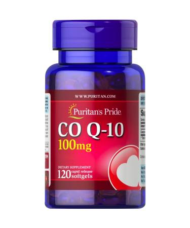 Puritan's Pride Q-Sorb Co Q-10 100 mg-120 Rapid Release Softgels