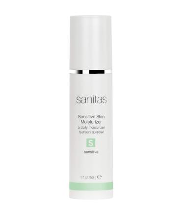 Sanitas Skincare Sensitive Skin Moisturizer  Strengthen & Soothe Fragile Skin  1.7 Ounce