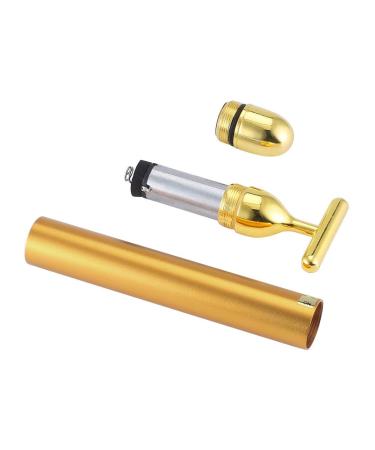 24k Gold Beauty Bar T-shaped Vibrating Facial Stimulator for Firm, Youthful, and Wrinkle-Free Skin - Buy Online on GoSupps.com