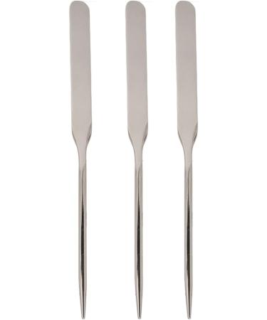 Pack of 3 Nail Art Stirring Rod Stainless Steel Glue Stirring Spoon Spatula Tool for Home Salon Nail Art Stirring Rod Nail Art Needle Pen - Buy Online on GoSupps.com