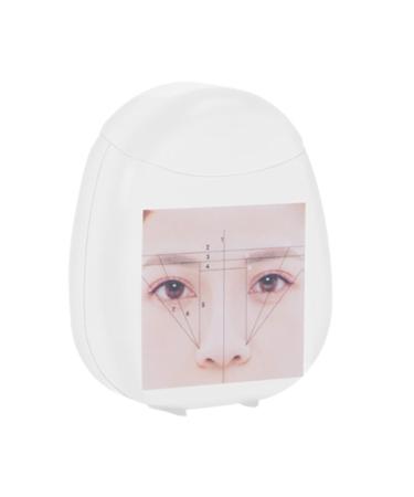 harayaa Pre Inked Eyebrow Mapping String 10 Meters Supplies for Brow Mapping Eyebrow Maker Thread White Ink