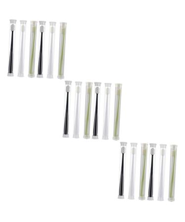 Minkissy 18 STK Nano toothbrush for pregnant hand tools Japanese tools toothbrush train tools for tooth cleaning orally pregnant woman ABS highlight handling household accessories