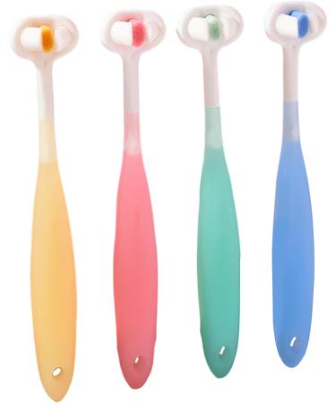 Three-Page Cartoon Toothbrush for Kids | Soft Bristles & Portable Anti-Sensitive Design - Buy Online on GoSupps.com