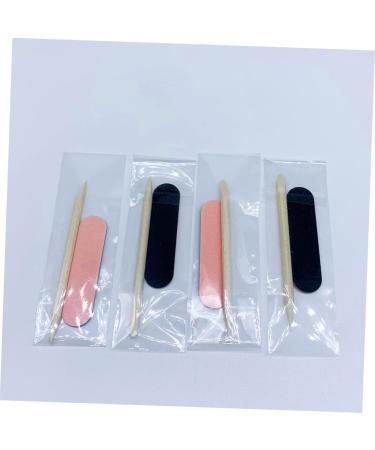 Beavorty 100 Sets Manicure Tools Set Wooden Nail Pick Nail Art Files Buffering Files Manicure Stick Manicure File Wood Nail Sticks Rough Mini Nail Files and Orange Sticks Care Shaping File - Buy Online on GoSupps.com