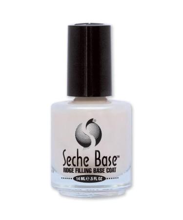 Seche Base Ridge Filling Base Coat | Premium Nail Primer & Nail Ridge Filler Strengthing Nail Polish Base Coat for Long-Lasting Manicures | Professional Bonding Clear Builder Gel for Nails | 14 ml